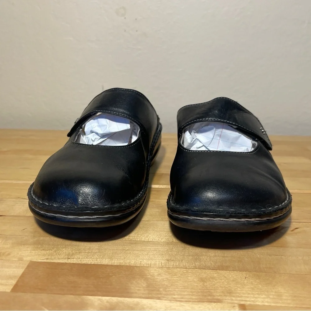 Finn Comfort Stanford Nero Vegas Leather Shoes